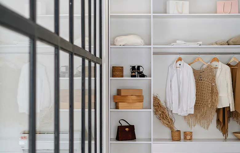 Closet com prateleiras de aço: Dicas e benefícios