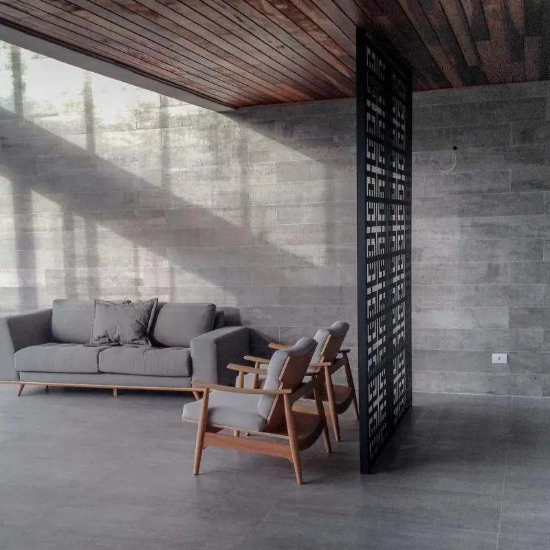 Painel metálico decorativo