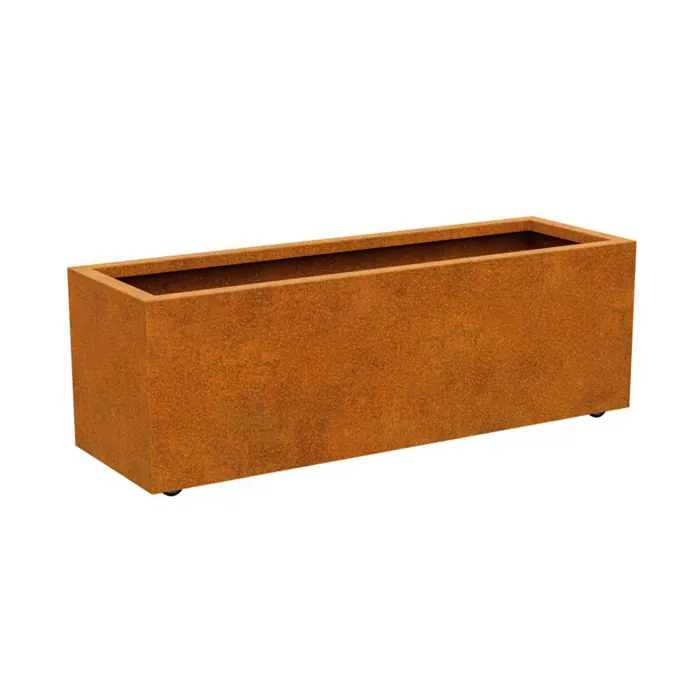 Vaso Floreira em Aço Corten Rustic 1