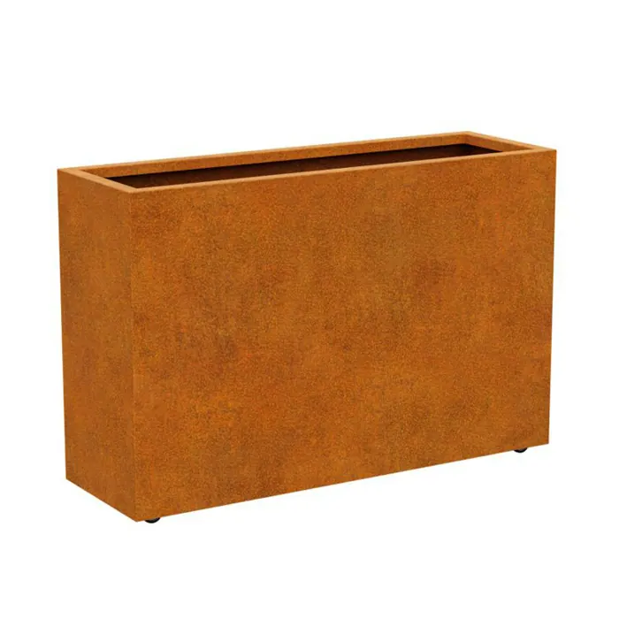 Vaso Floreira em Aço Corten Rustic 2