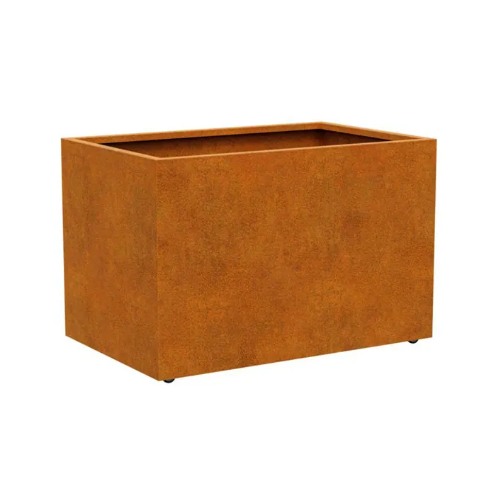 Vaso Floreira em Aço Corten Rustic 4