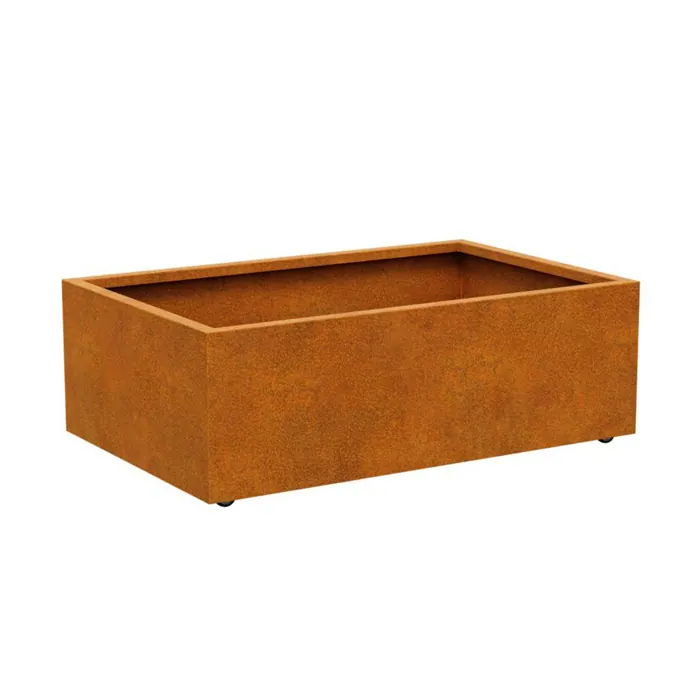 Vaso Floreira em Aço Corten Rustic 3