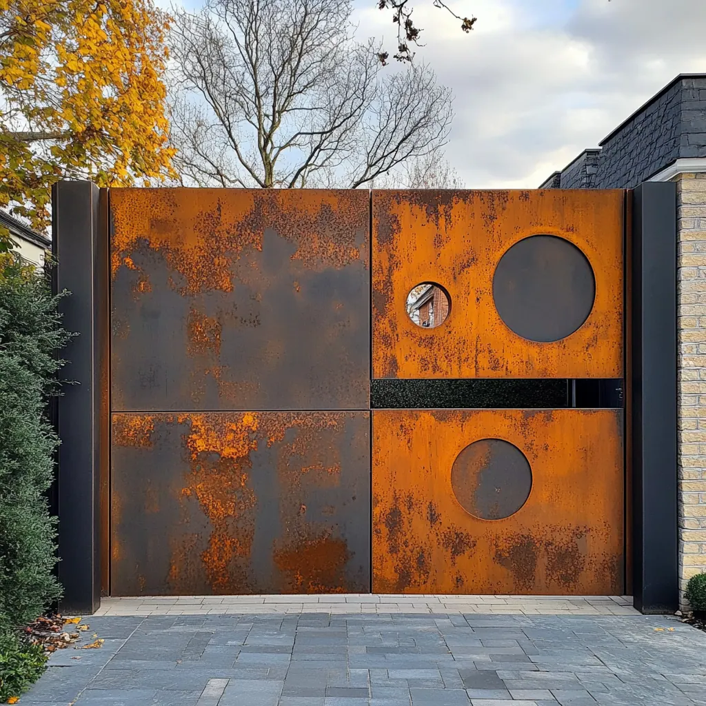 Portão em aço corten: dicas de uso e manutenção