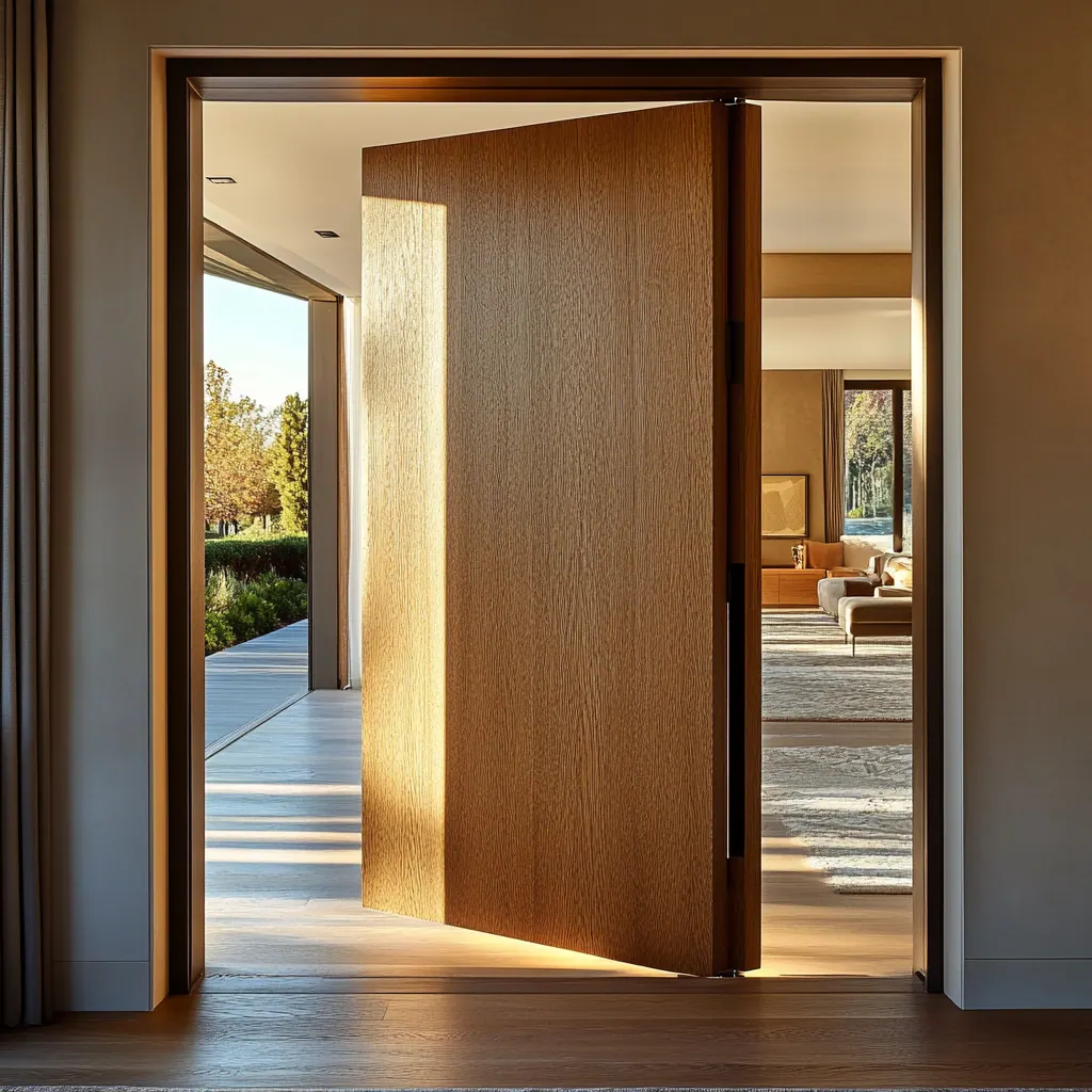 5 modelos de porta pivotante para inspirar a sua decoração