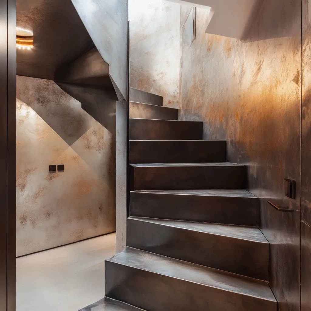 Inspire-se com a escada de aço corten!