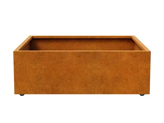 Vaso Floreira em Aço Corten Vazado Rustic 5