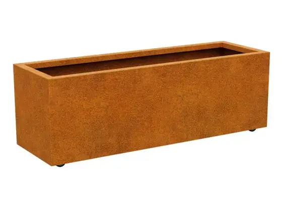 Vaso Floreira em Aço Corten Rustic 1