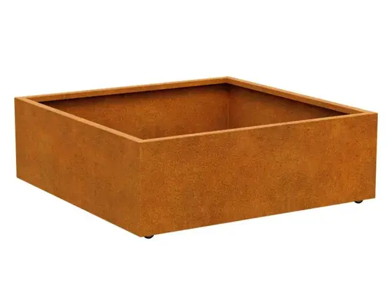 Vaso Floreira em Aço Corten Vazado Rustic 5