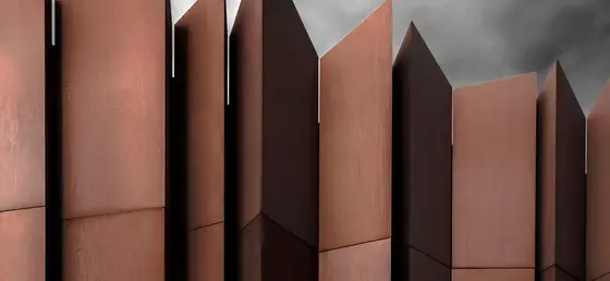 Chapas de aço corten oxidadas